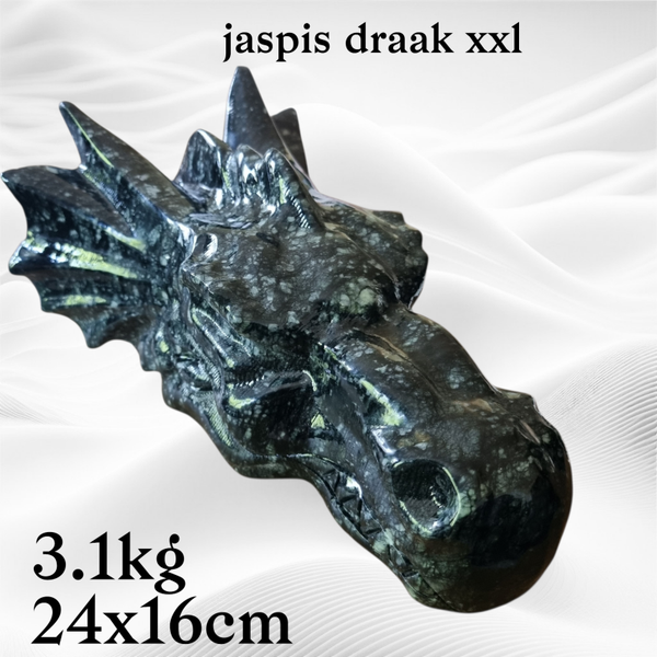 Jaspis draak xxl 3.1kg 24cm