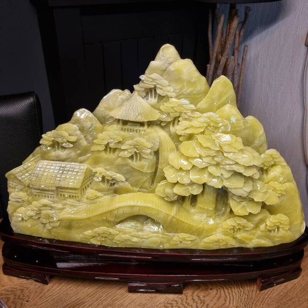 new jade sculptuur xxl 50cm ca17kg