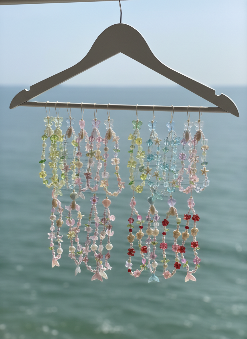 Assorted Seashell Phone Charm