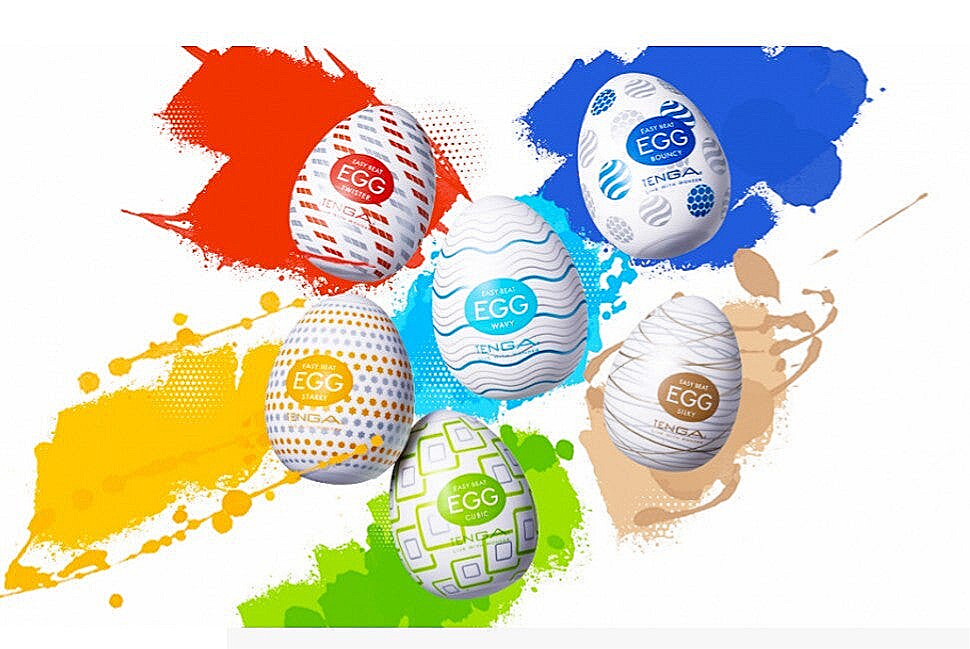 Tenga Eggs Pâques édition limitée Argos Love Shop Bruxelles : œufs masturbateurs 6 couleurs rouge bleu blanc jaune vert orange, Easter Eggs TENGA NL, jouets plaisir masculin bien-être sexuel intime rue des Riches-Clairs 1000 Bruxelles
