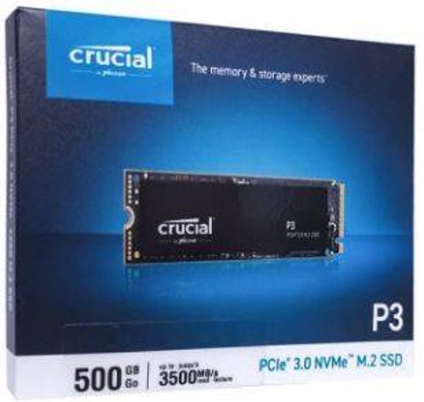 Crucial P3 | 500GB | NVMe M.2