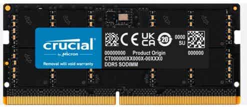 Crucial 8GB DDR5-4800 (SODIMM)