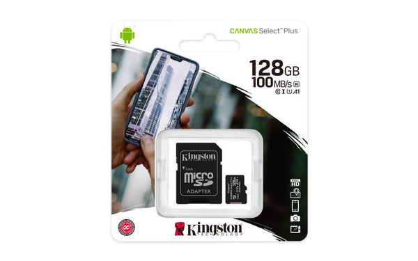 Kingston SD + Micro SD kaart 128GB