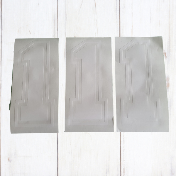Wheelie Bin Number Decals (set of 3)