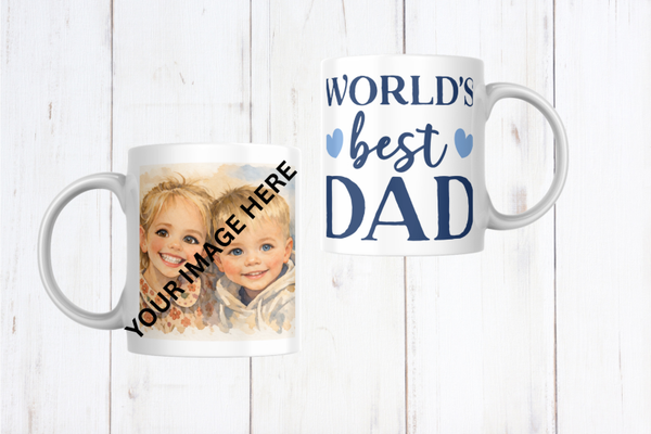 World’s Best Dad photo mug