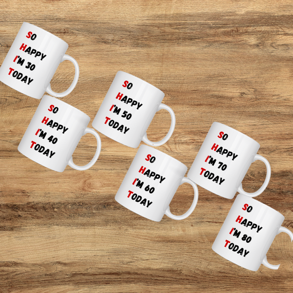 Hidden Shit Birthday Mug
