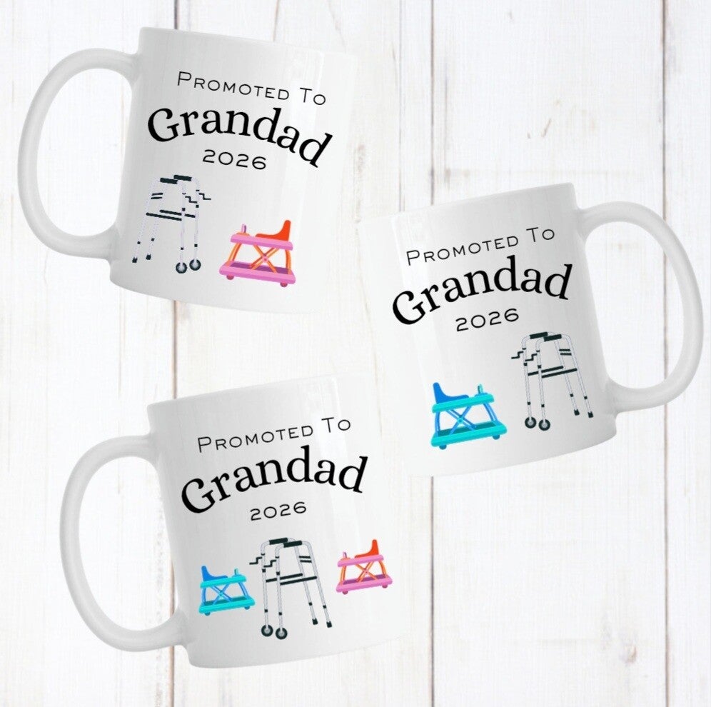 Promoted to Grandad mug
