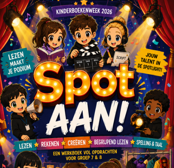 Werkboekje - Spot Aan! - Kinderboekenweek 2026