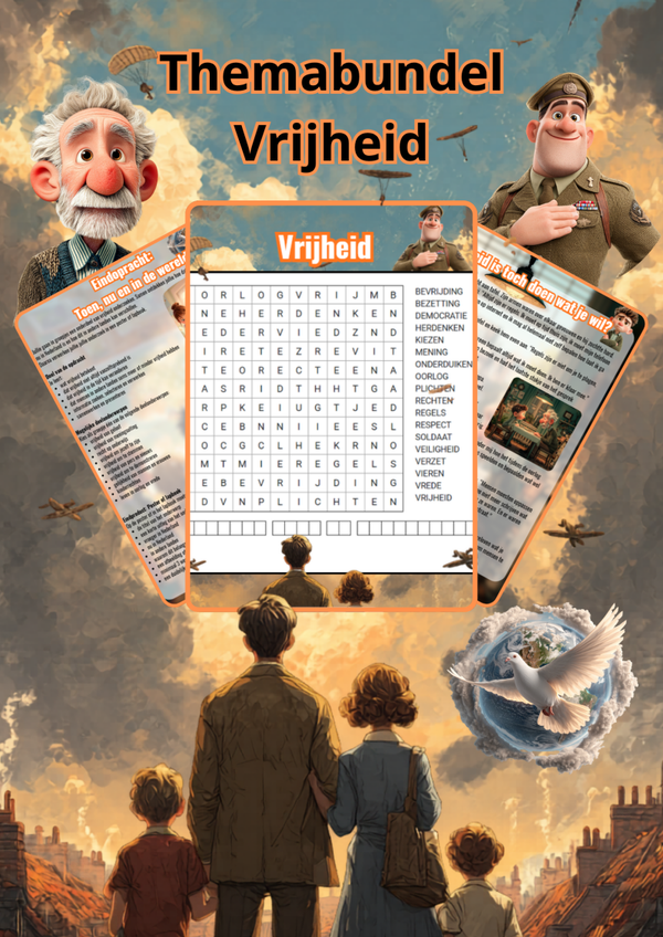 Themabundel - Thema Vrijheid - Groep 7/8