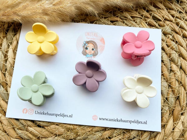 Bloemen haarclip