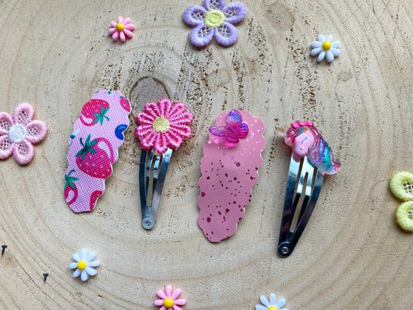 Setje haarspeldjes zomer