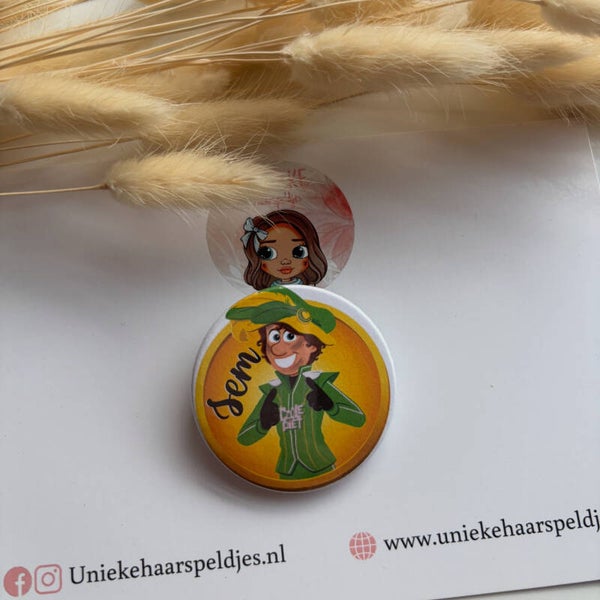 Coole piet broche (of op een groene pietenmuts)