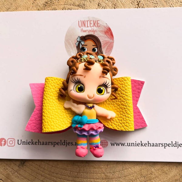 Strik met fimo poppetje