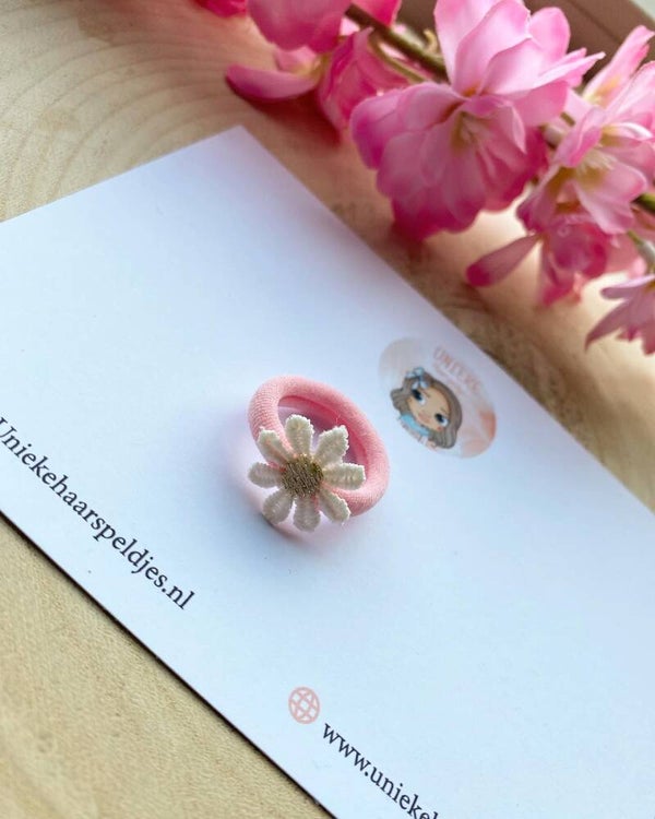 Mooi Haarelastiekje met bloemetje