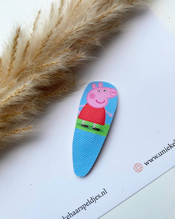 Peppa pig haarspeldjes 2 stuks