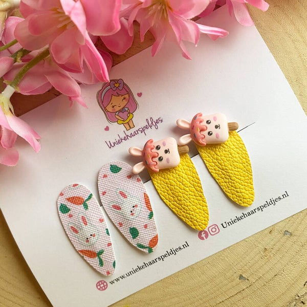 Setje haarspeldjes pasen