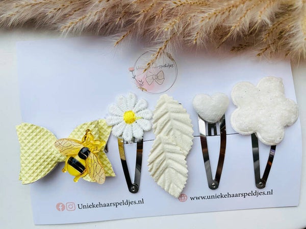 Lente setje haarspeldjes