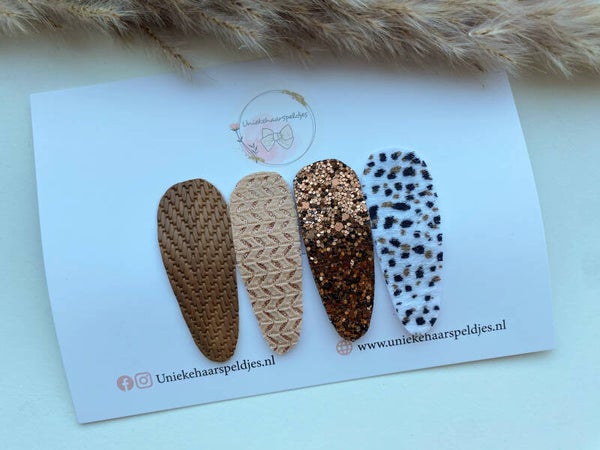 Setje haarspeldjes 5cm