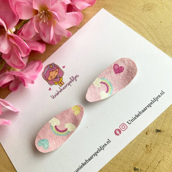 Rainbow haarspeldjes