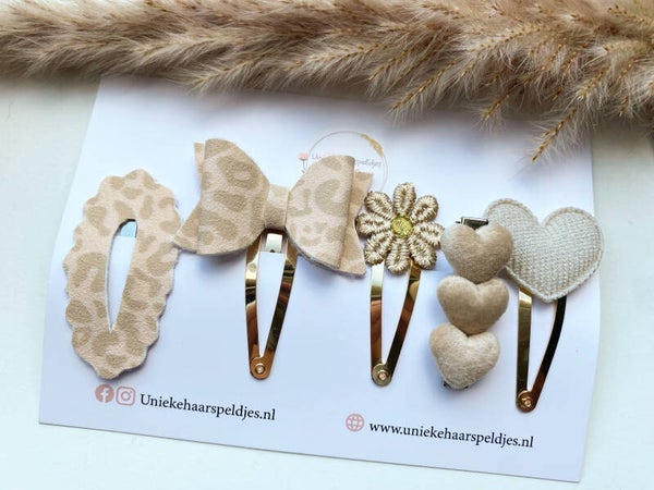 Setje haarspeldjes 5cm