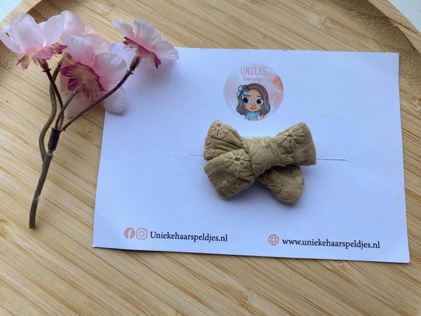 Strikje Gold/beige