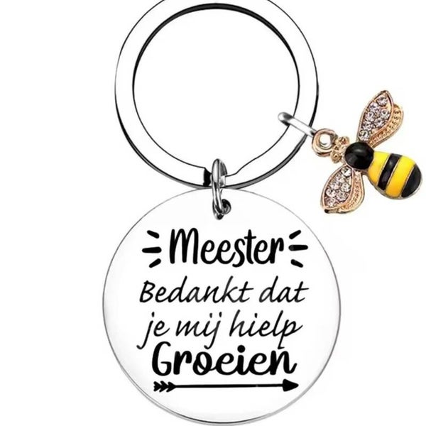 Meester sleutelhanger