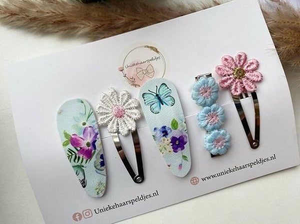 Setje haarspeldjes 5cm