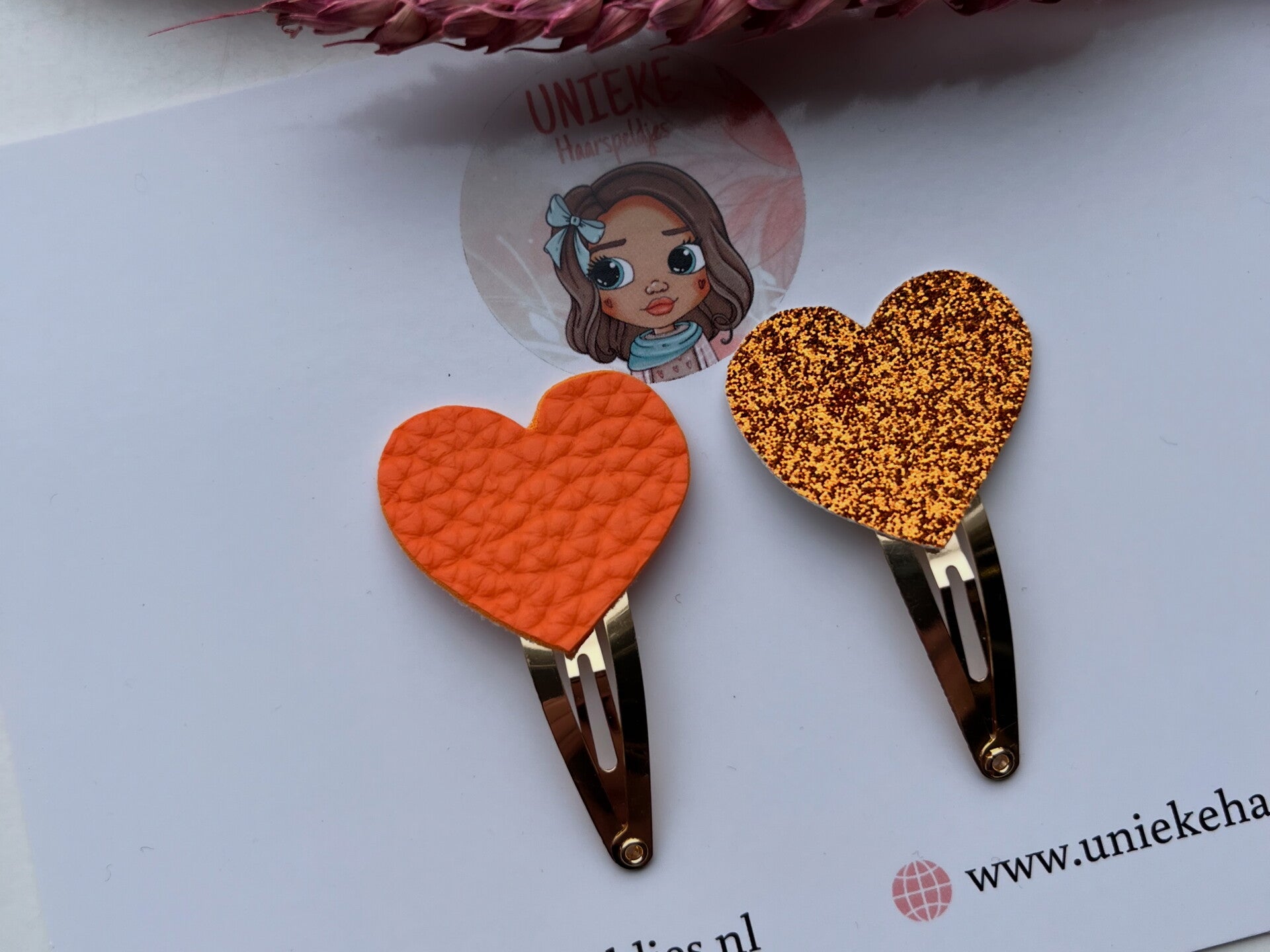 2 🧡🧡 haarspeldjes