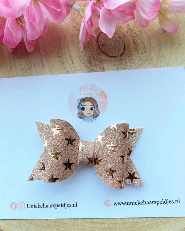 Goude kerststrik MET LICHTJES