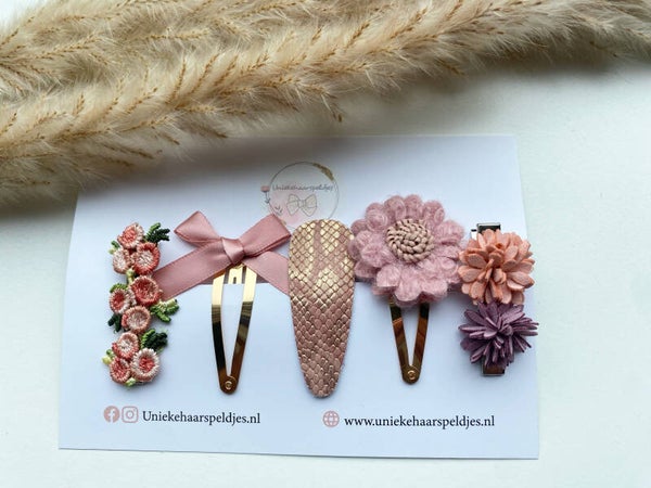 Super mooi setje haarspeldjes