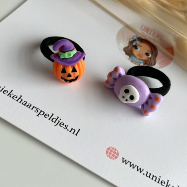 💀🎃👻 Halloween elastiekjes 🕸️🕷️