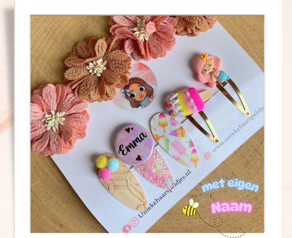 Zomersetje met eigen naam