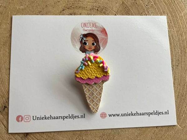 Ijsje met spikkels ( eigen kleuren kan ook)