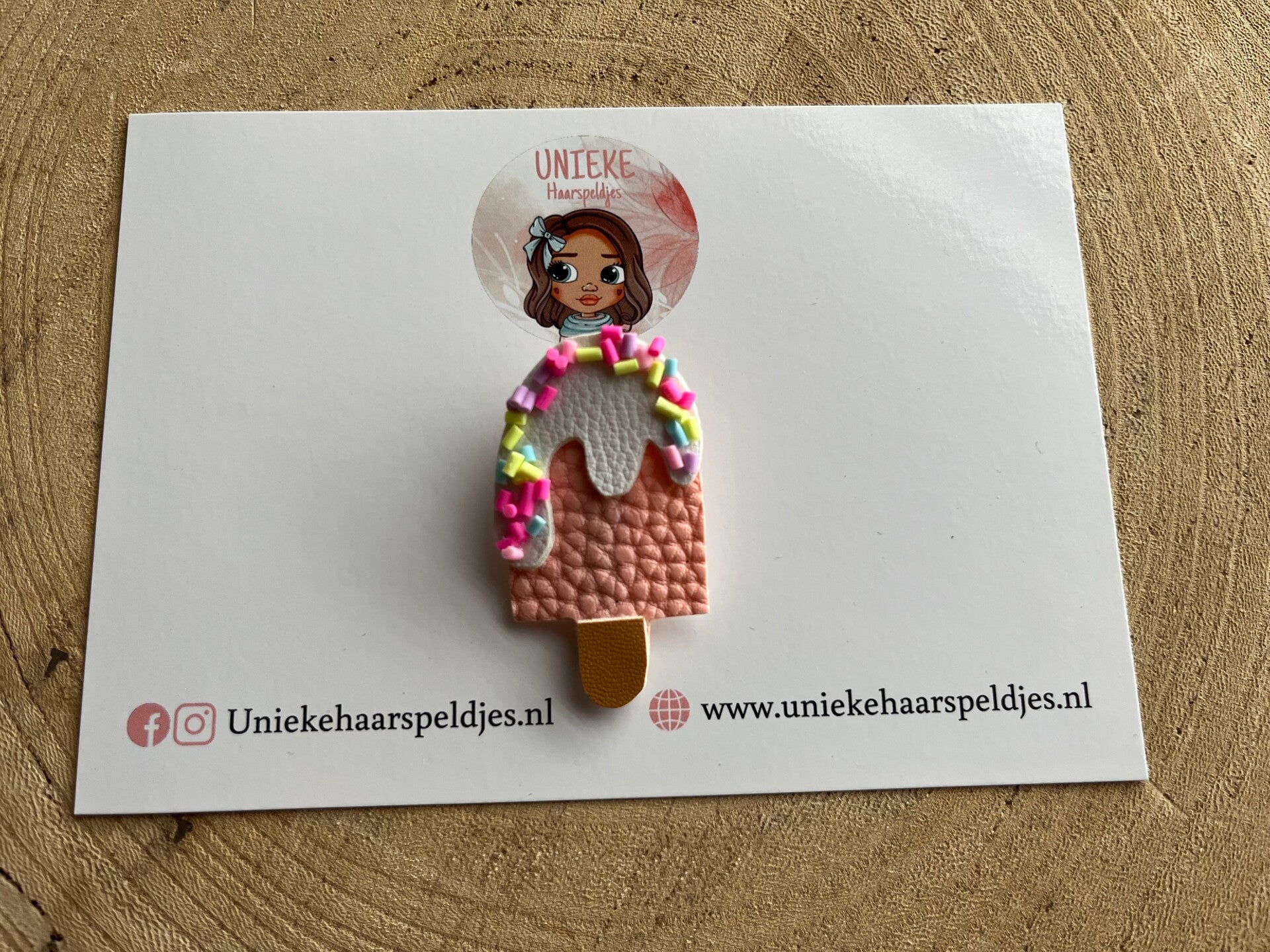 Ijsje met spikkels (eigen kleuren kan ook)