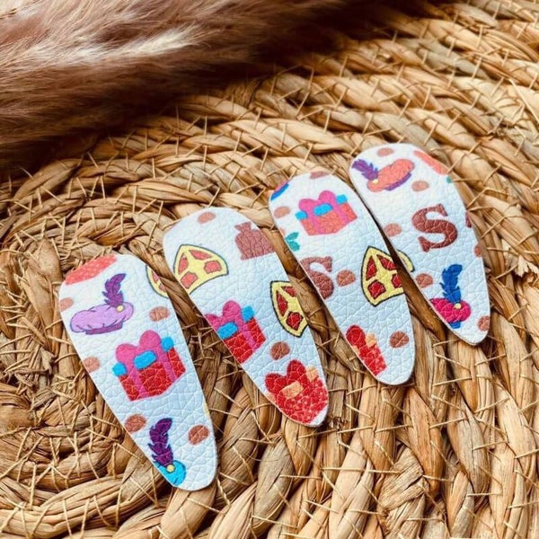 Setje Sint speldjes wit