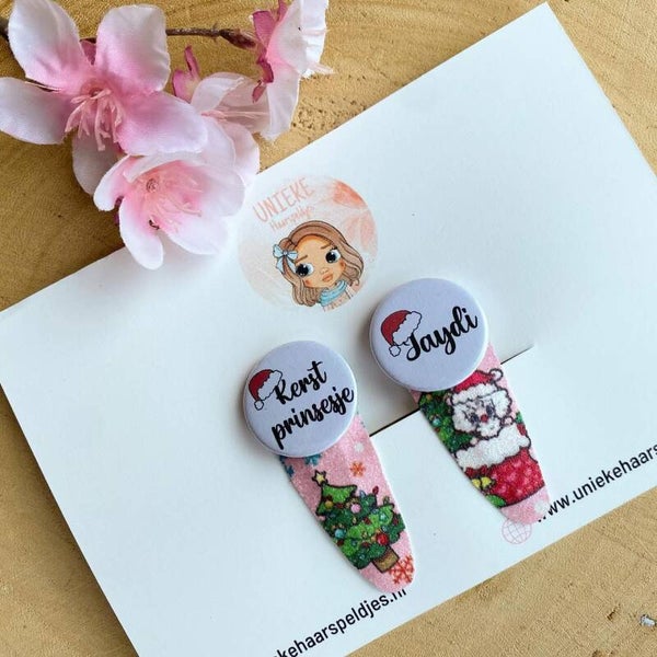 Kerst prinsesje setje met naam