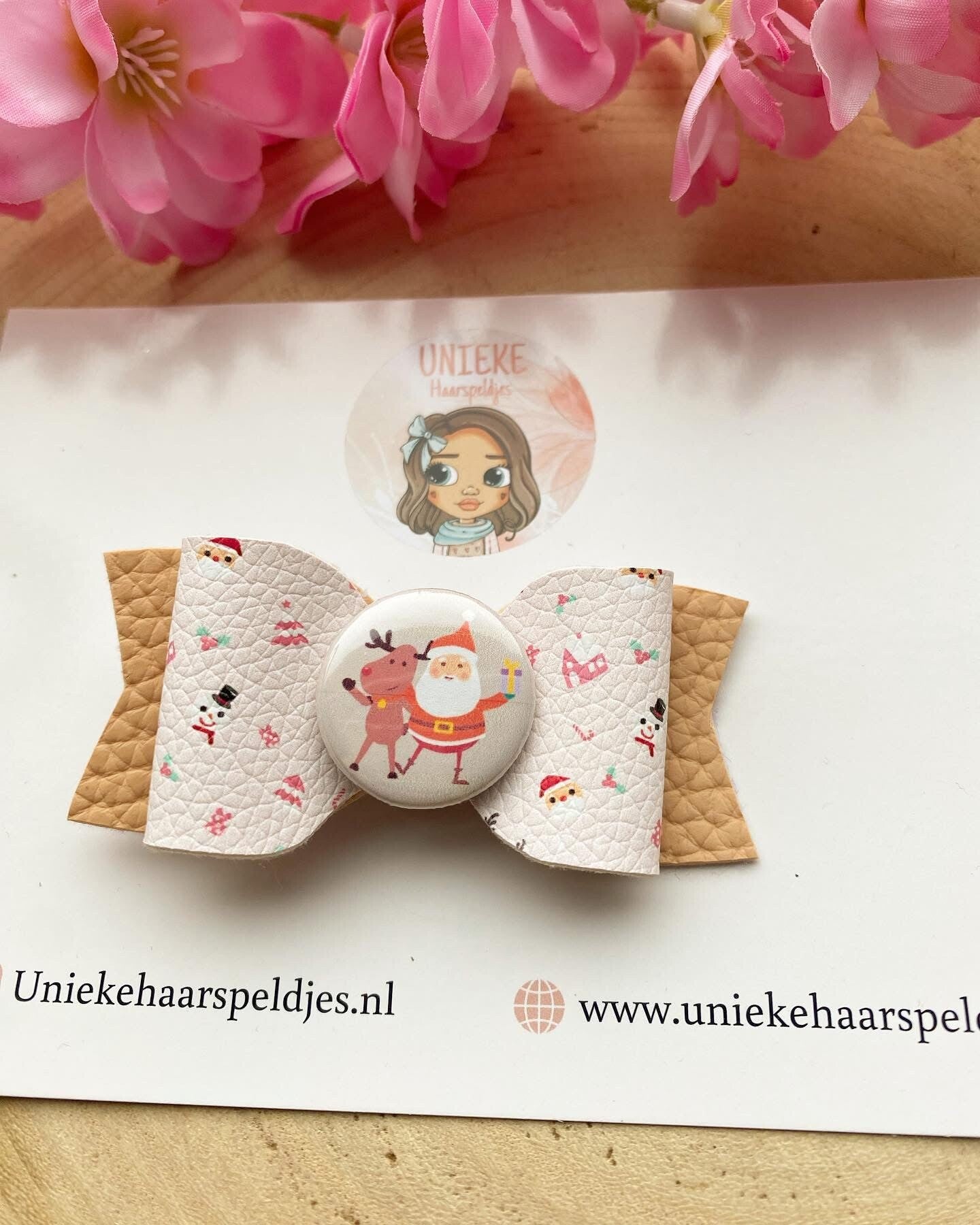 Kerstman & rendier strik