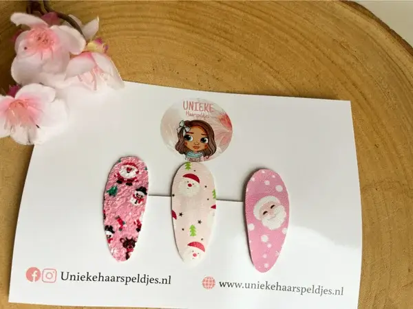 GRATIS setje haarspeldjes KERST (1 setje per klant)