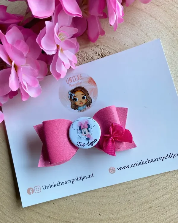 Minie strik met naam