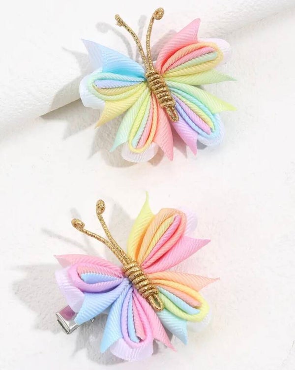 Pastel gekleurd vlindertje