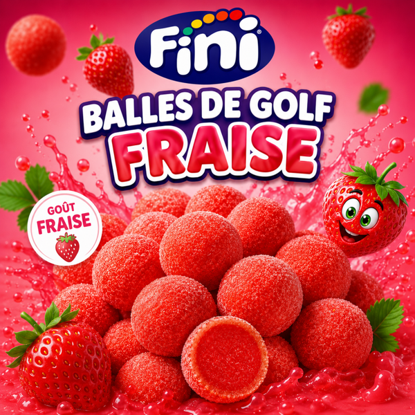 Balle de golf Fraise