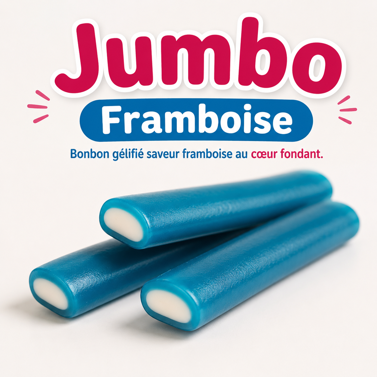 Jumbo Lisses Framboise