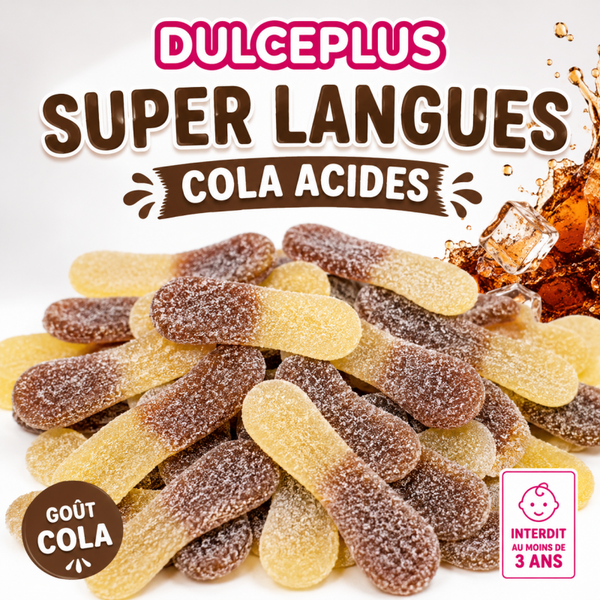 Dulceplus Super langues cola acide