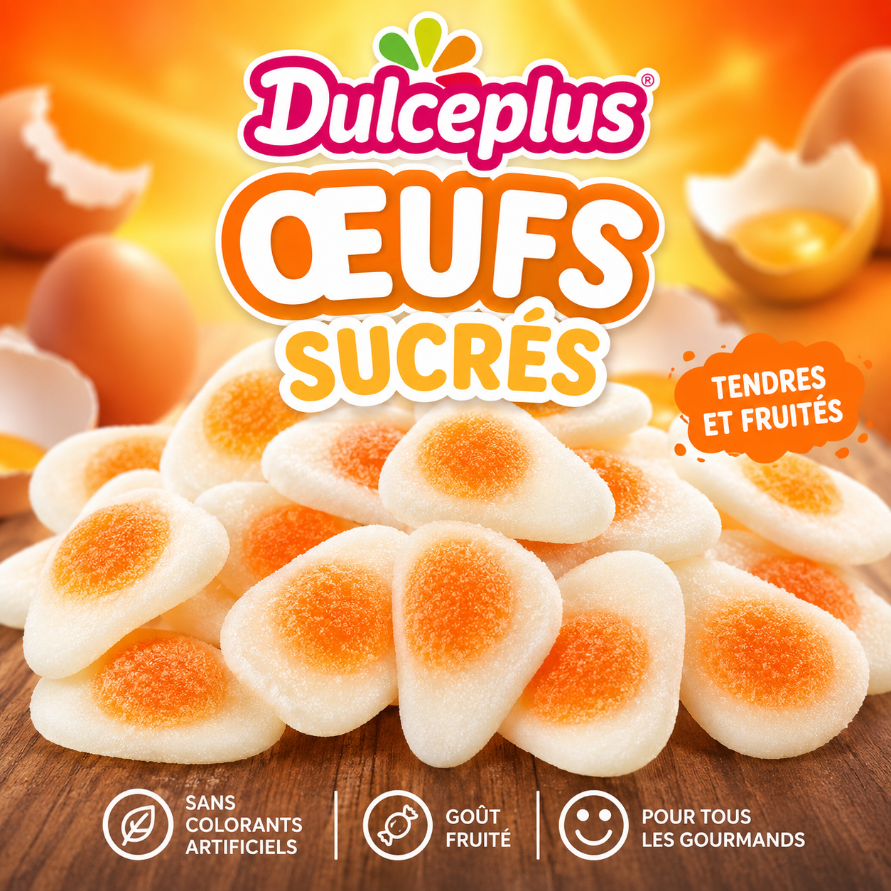 Dulceplus Œufs sucrés