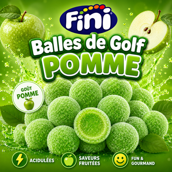 Balle de golf Pomme