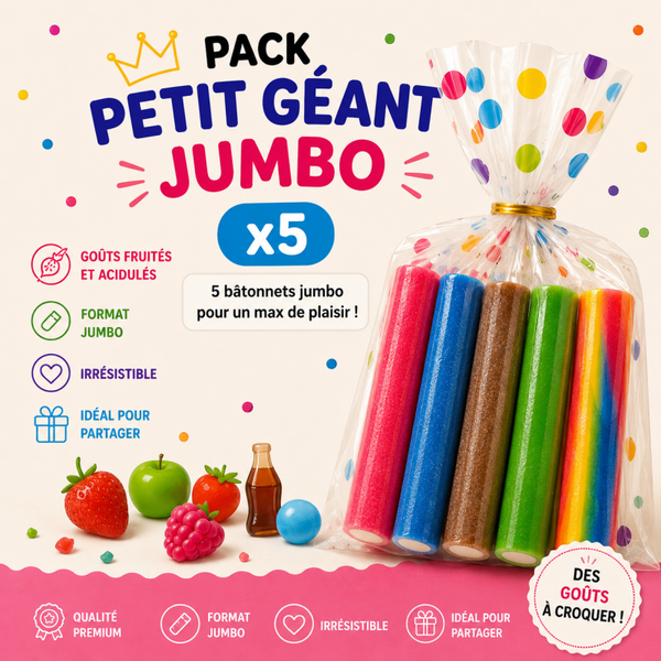 Pack « Petit Géant » – x5 Jumbo