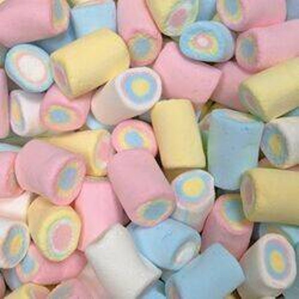 Cible arc-en-ciel Marshmallows