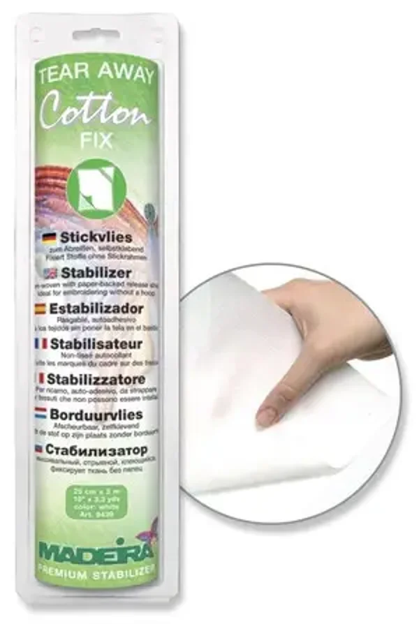 Madeira Cotton fix Stickvlies Rolle