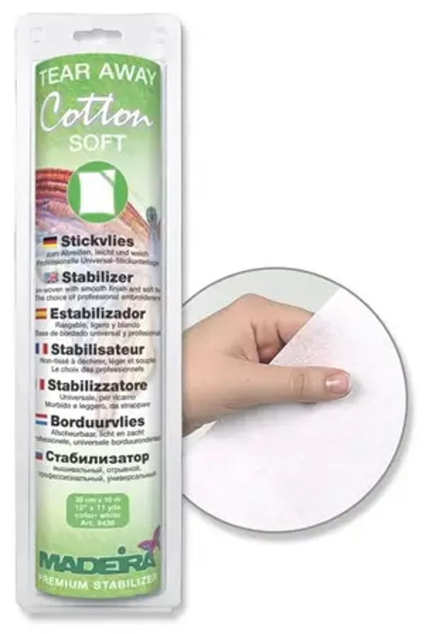 Madeira Cotton soft Stickvlies Rolle