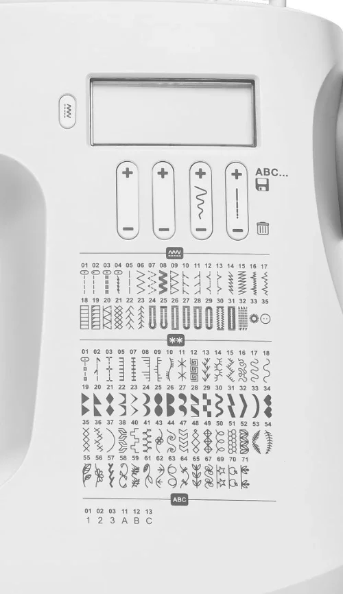 Singer C7225 Nähmaschine Bildschirm
